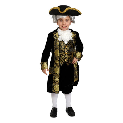 Kids George Washington Costume with Colonial Coat and Classic Hat