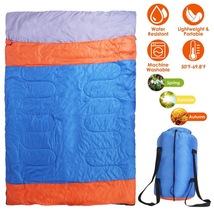 Water Resistant Camping Cotton Liner Sleeping Bag with Sack