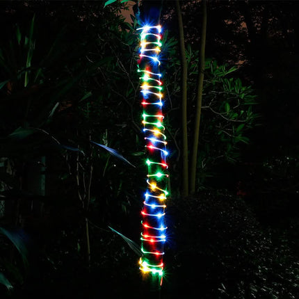 Waterproof 75.5 Ft. 200 LED Colorful Rope String Fairy Lights