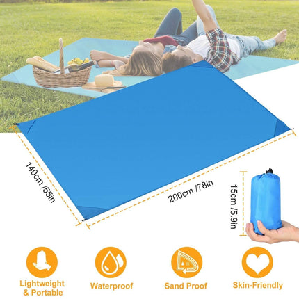 Waterproof Foldable Camping Rug Pocket Sand Proof Picnic Mat