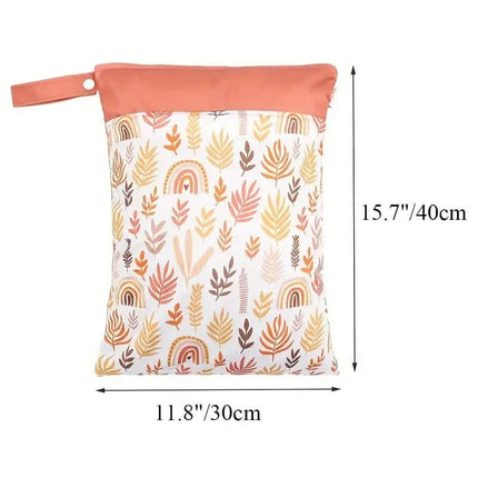 Waterproof Reusable Wet Bag Wet Dry Bags For Cloth Diapers & Breast Pump Parts