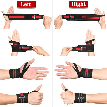Weight Lifting Training Wrist Straps Support Braces