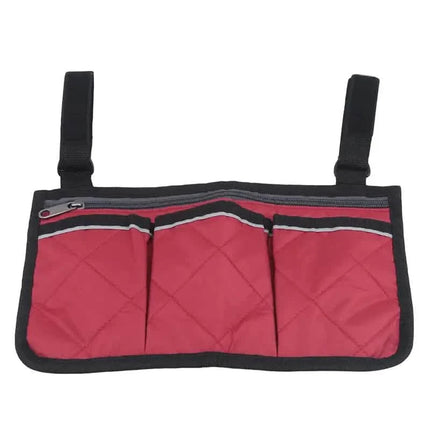 Wheelchair Armrest Organizer Bag