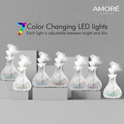 White Marble 300ml Ultrasonic Aroma Diffuser