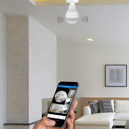 WiFi Light Bulb Camera 960P Security Camera 360°