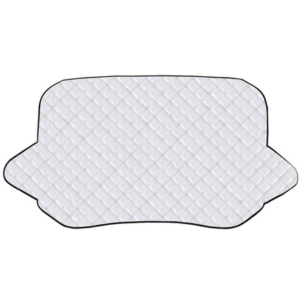 Windshield Protector Against Ice Sun Fit for Small Mid SUVs with Anti-theft Flaps
