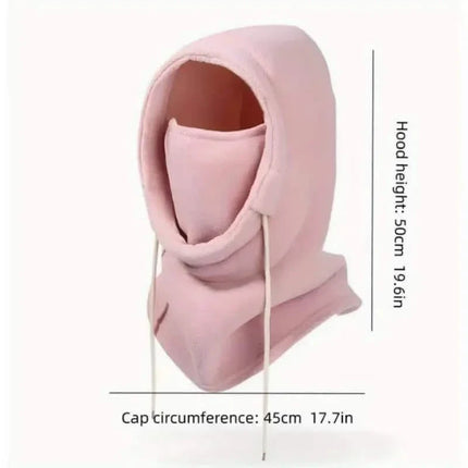 Winter Balaclava Hooded Scarf - Warm Neck Gaiter with Hood