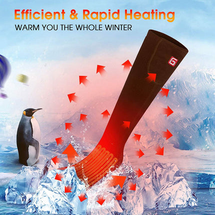 Winter Heating Socks Men and Women Electric Battery Heating Socks Set