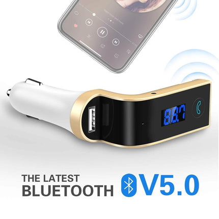 Wireless Bluetooth FM Transmitter Car Kit