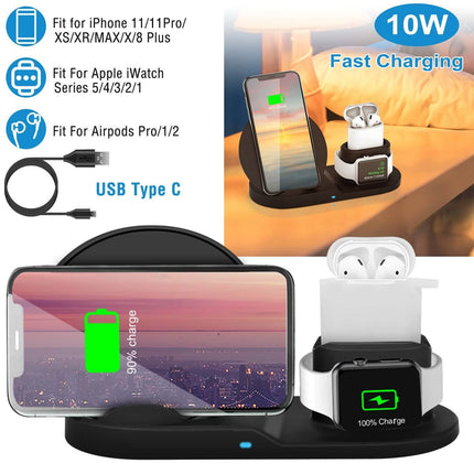 Wireless Charger 10W Fast Charging Station