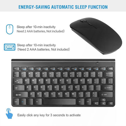 Wireless Keyboard and Mouse Combo