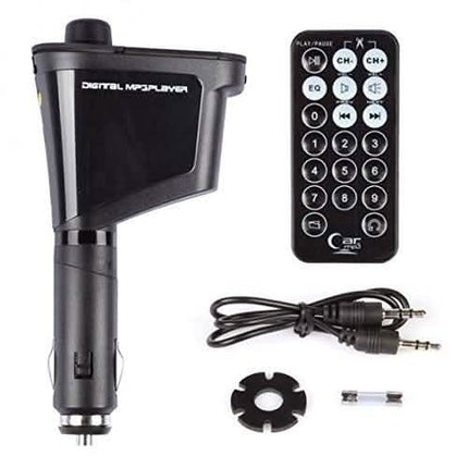 Wireless MP3 Player and FM Transmitter Modulator