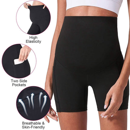 Women Maternity Seamless Shorts
