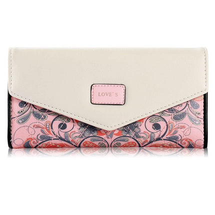 Women Wallet Soft Leather Trifold Clutch Purse