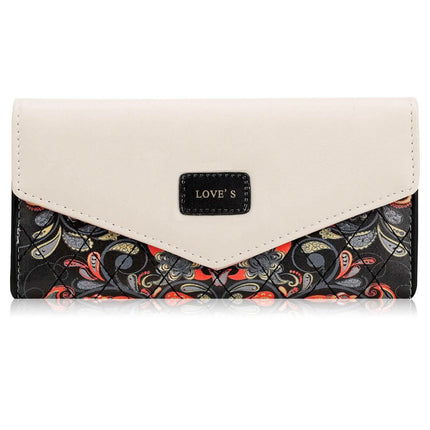 Women Wallet Soft Leather Trifold Clutch Purse