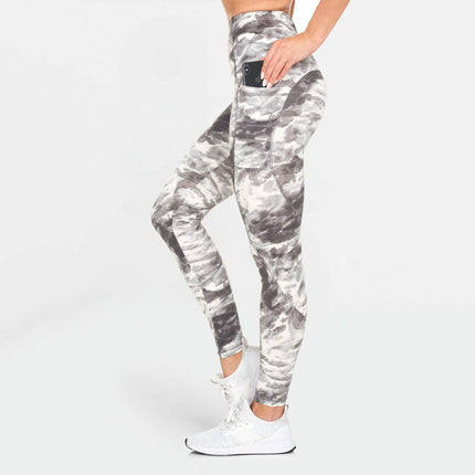 Women's Active High Rise Printed Leggings with Pockets