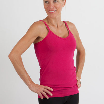 Clearance Women's Bamboo/Cotton Camisole with Shelf Bra
