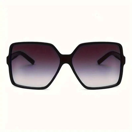 Women's Black Oversized PC Frame Glasses