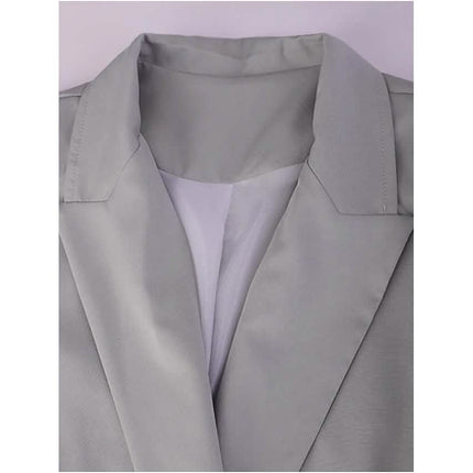Women's Blazer Solid Color Classic Style