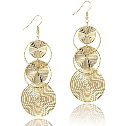 Women's Boho Vintage Round Earrings