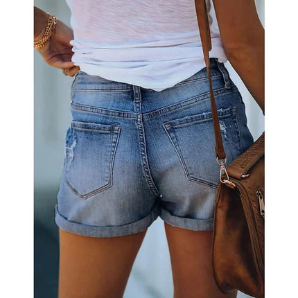 Women's Casual Fashion Jeans Denim Shorts