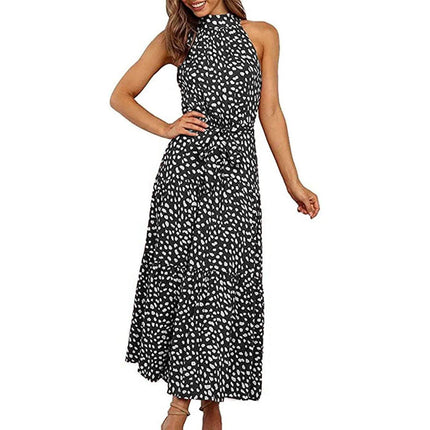 Women’s Casual Halter Neck Sleeveless Long Maxi Dress  - Assorted Styles
