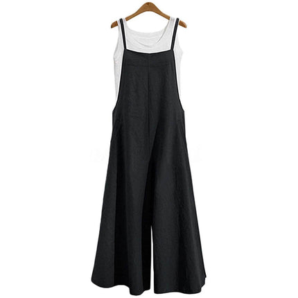 Women's Casual Loose Long Wide Leg Jumpsuits