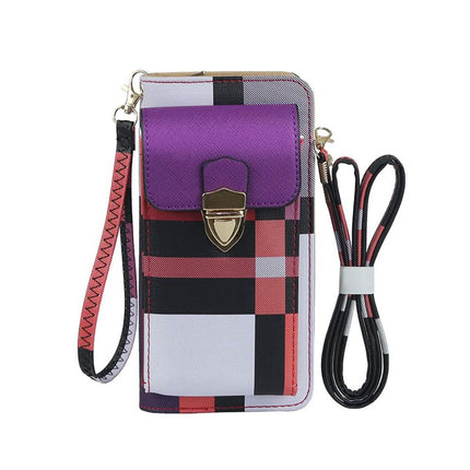Women's Cell Phone Cross-Body Wallet Pouch