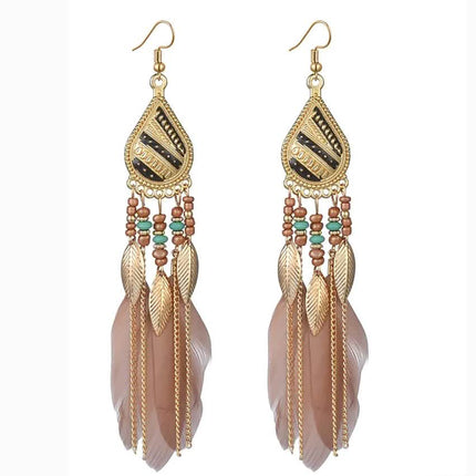 Women's Chic and Modern Street Color Block Earring