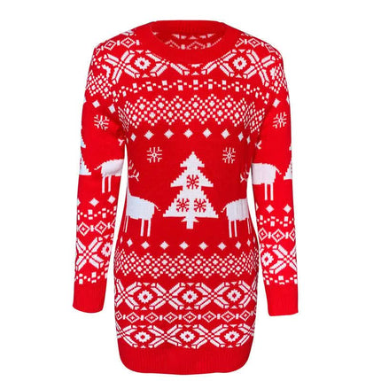 Women's Christmas Sweater Dresses for Cute Instant Holiday Outfits
