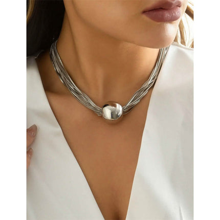 Women's Contemporary Street Geometry Necklace