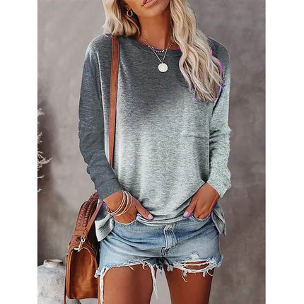 Women's Drawing T-Shirt Crew Neck Basic Top