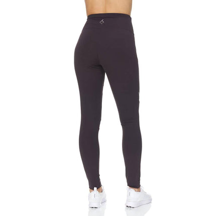 Women's High Waist Active Full Length Leggings With Lazer Cut Mesh