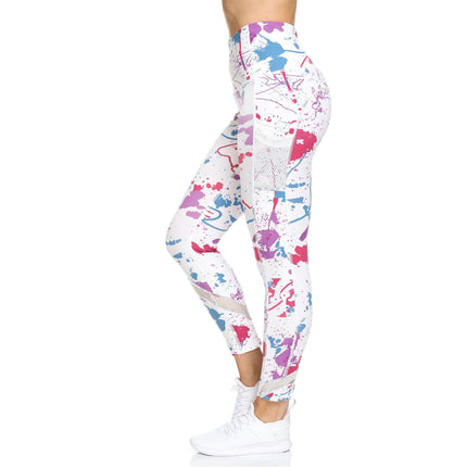 Women's High Waist Full Length Leggings with Pockets
