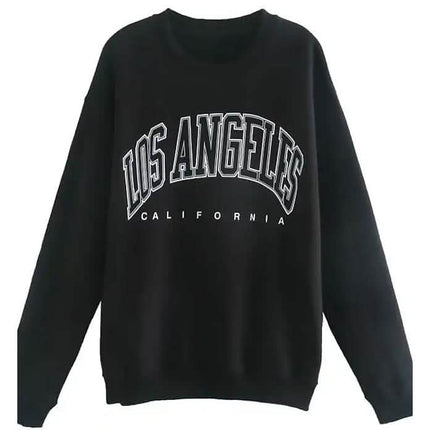 Women's Sweatshirt Graphic Text Los Angeles
