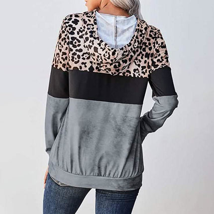 Women's Hoodie Sweatshirts Casual Animal Print