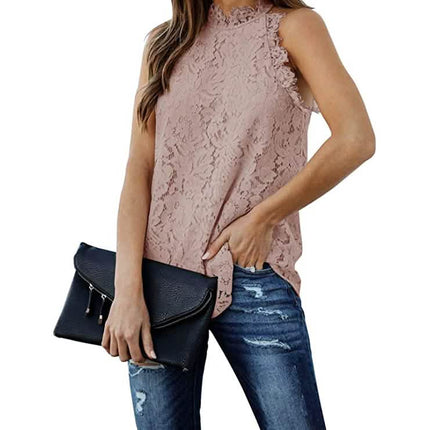 Women's Lace Crochet Hollow Out Tank Top