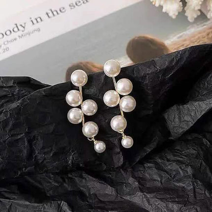 Women's Pearl Alloy Stud Earrings