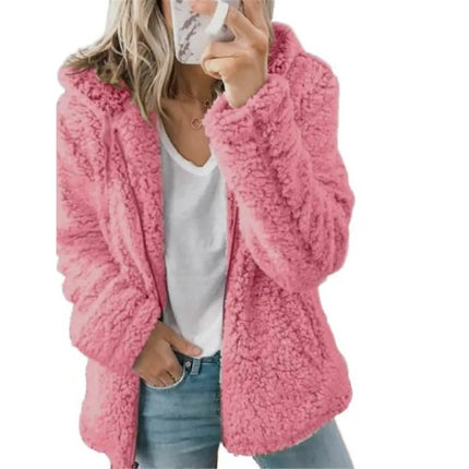 Women's Plus Size Hoodie Coat Long Sleeve