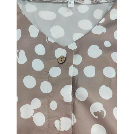 Women's Polka Dot Long Sleeve Casual Shirt