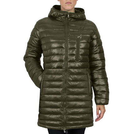 Women's Puffer Bubble Jacket With Non-Detachable Hood