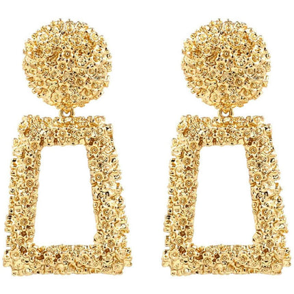 Women's Rectangular Geometric Drop Earrings