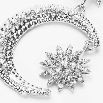 Women's Rhinestone Punk Earrings