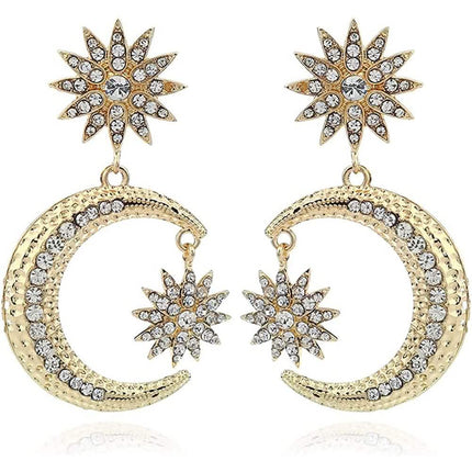 Women's Rhinestone Punk Earrings