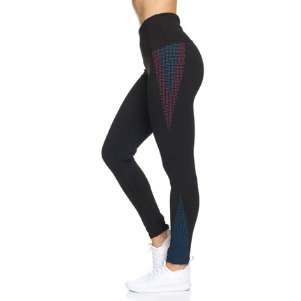 Women's Rubber Dotted High Waist Full Length Legging
