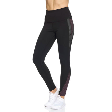 Women's Rubber Dotted High Waist Full Length Legging