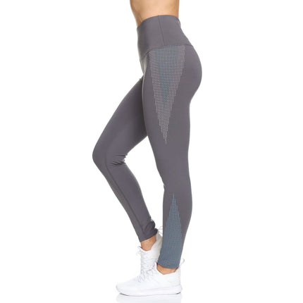 Women's Rubber Dotted High Waist Full Length Legging