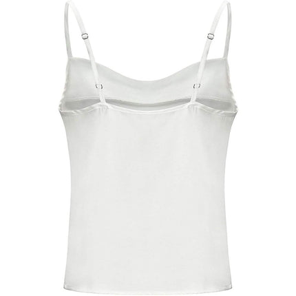 Women's Spaghetti Strap V-Neck Satin Suspender