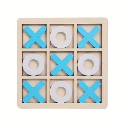Wood Tic-Tac Toe XOXO Board Game