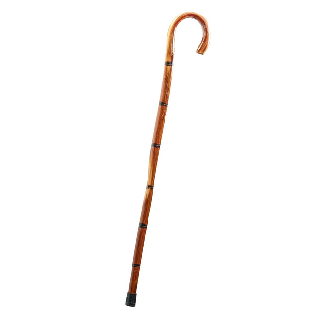 Wooden Cane Costume Accessory – Classic Prop Cane for Kids & Adults 32 - 35 inches
